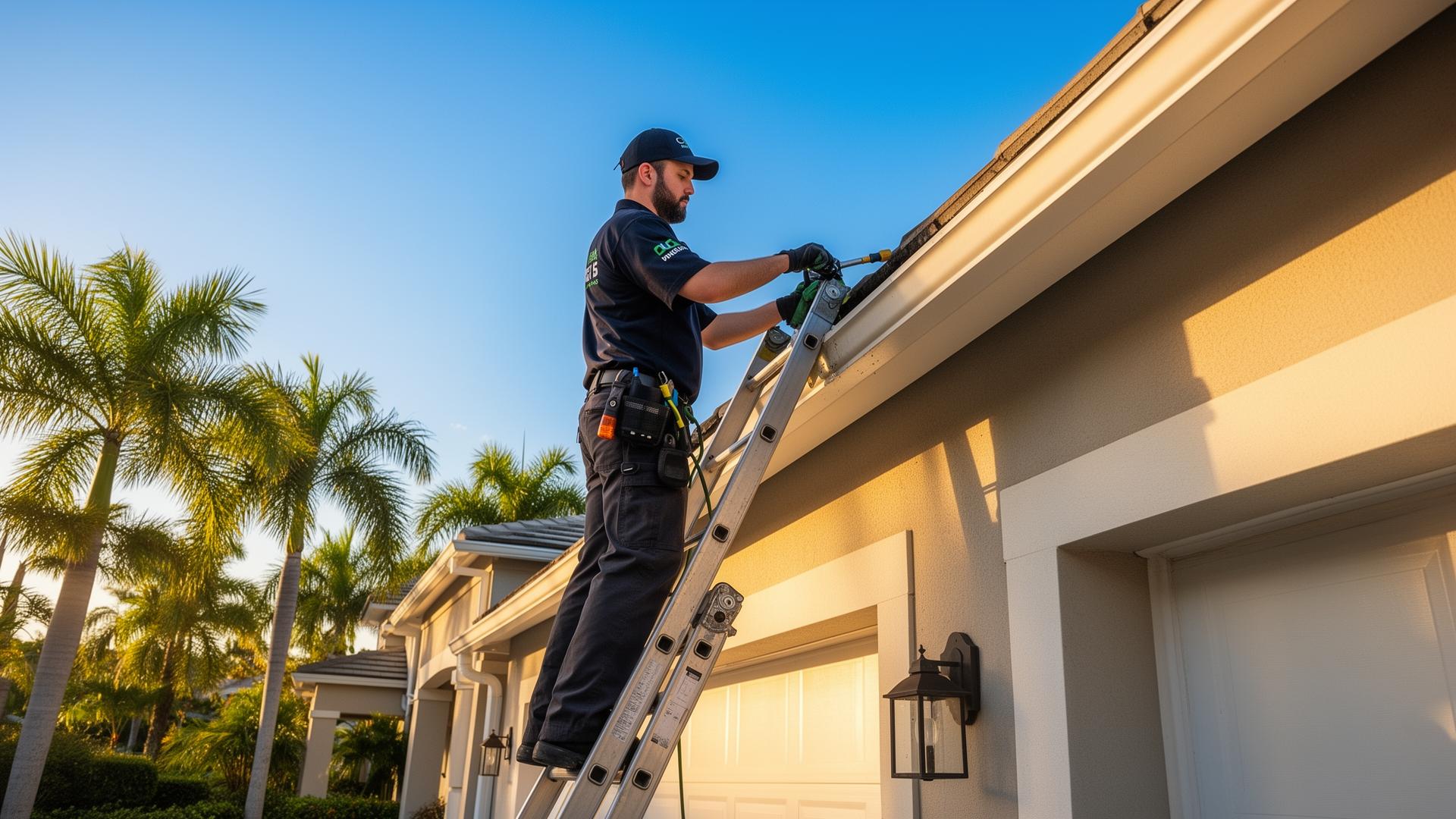 Gutter cleaning service in North Port, FL
